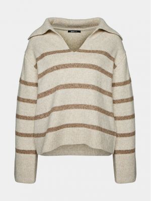 Pull en tricot Gina Tricot beige