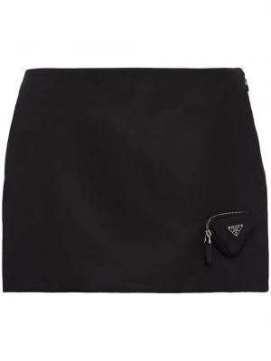 Νάιλον φούστα mini Prada μαύρο