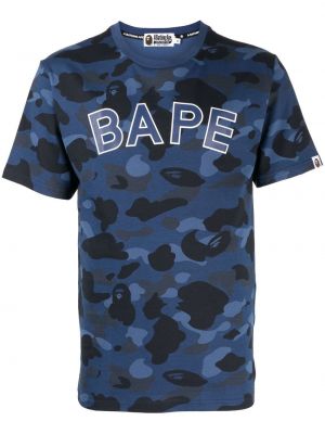 Trykt t-skjorte A Bathing Ape® svart