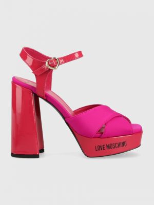 Szandál Love Moschino rózsaszín