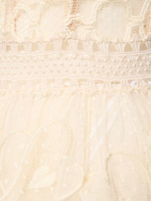 Siuvinėtas suknele iš tiulio su širdelėmis Zuhair Murad