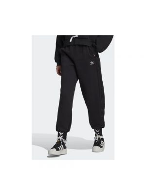 Spodnie sportowe w jednolitym kolorze Adidas czarne