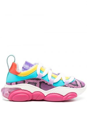 Tykk sneakers Moschino lilla