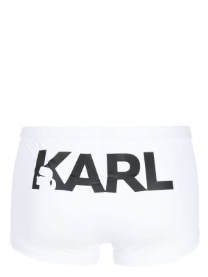 Slips à imprimé Karl Lagerfeld blanc