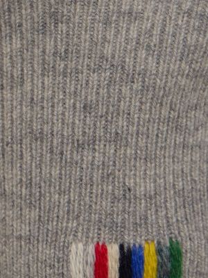 Sweter z kaszmiru z dekoltem w serek Extreme Cashmere szary