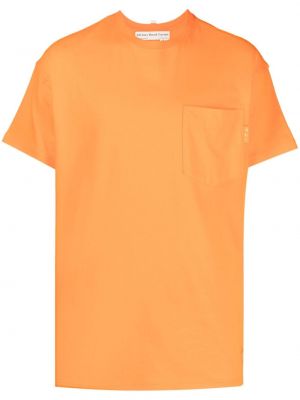 Βαμβακερή μπλούζα με τσέπες με πετραδάκια Advisory Board Crystals πορτοκαλί