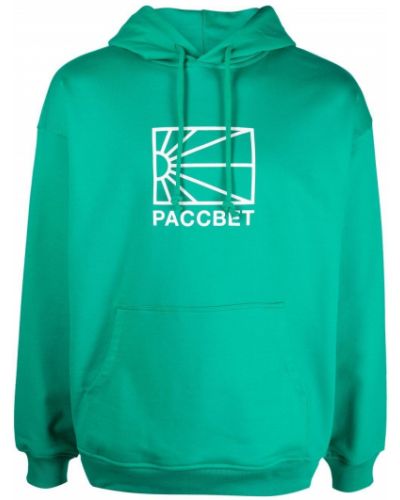 Hoodie Paccbet grön