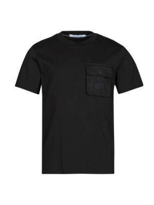 T-shirt con tasche Calvin Klein Jeans nero