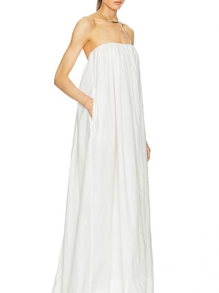 Abendkleid mit plisseefalten Helsa weiß