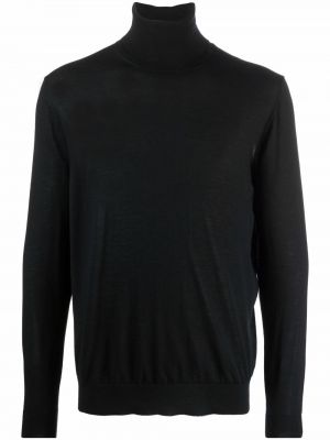 Jersey de cachemir de cuello vuelto de tela jersey Etro negro