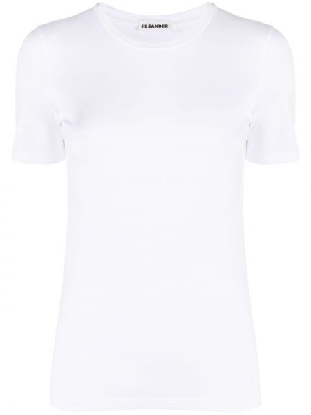 Camiseta ajustada Jil Sander blanco
