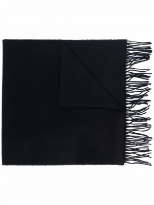 Bufanda con flecos Moschino negro