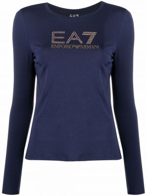 Camiseta de cristal Ea7 Emporio Armani azul