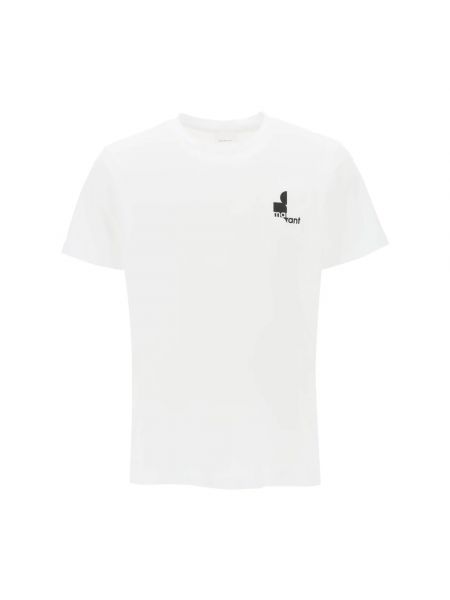 Koszulka z nadrukiem Isabel Marant biała