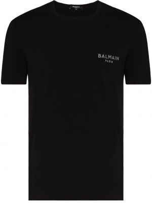 Camiseta manga corta Balmain negro