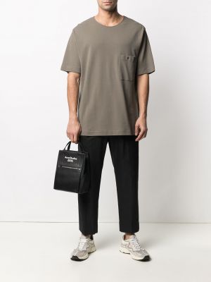 Camiseta con bolsillos Lemaire gris