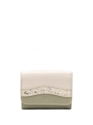 Kožená peňaženka See By Chloé zelená