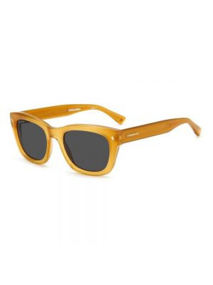 Pomarańczowe okulary przeciwsłoneczne Dsquared2