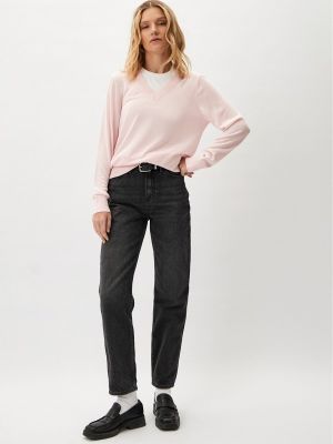 Пуловер Tommy Hilfiger розовый