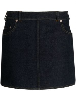Spódnica jeansowa Chanel Pre-owned niebieska