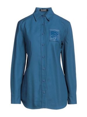 Camicia di cotone Raf Simons blu