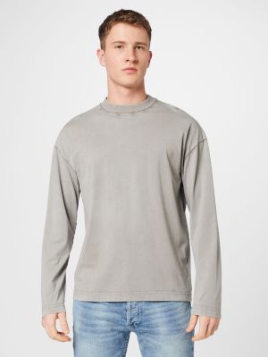T-shirt a maniche lunghe Drykorn grigio