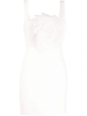 Αμάνικη κοκτέιλ φόρεμα Cynthia Rowley λευκό