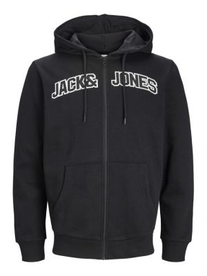 Džemperis su gobtuvu Jack&jones juoda