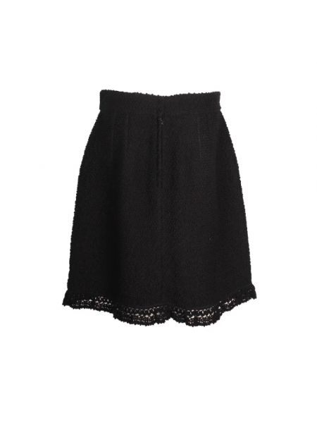 Falda de lana Dolce & Gabbana Pre-owned negro