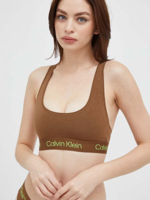 Сутиен Calvin Klein Underwear кафяво