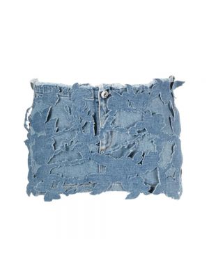 Spódnica jeansowa Blumarine niebieska