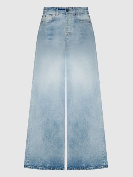 Блакитні джинси з потертостями Vetements