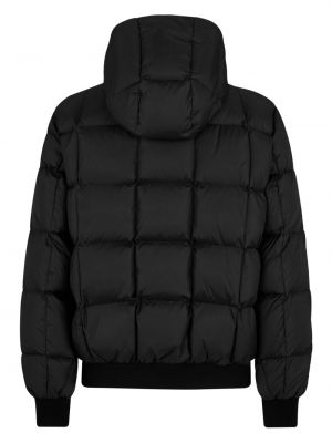 Stepēta dūnu jaka ar kapuci Dsquared2 melns
