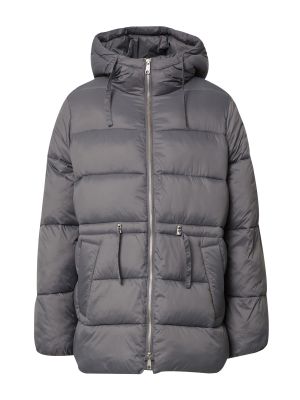 Priliehavá prechodná bunda na zips s kapucňou Modström - sivá