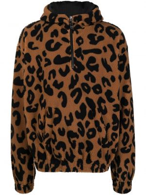 Leopard trykt kort genser Stolen Girlfriends Club brun