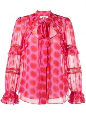 Bue krage bluse Dvf Diane Von Furstenberg rosa