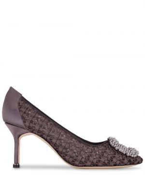 Pumps Manolo Blahnik brun