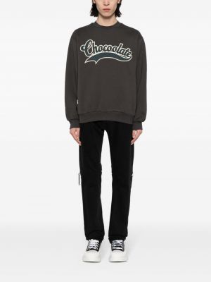 Jersey sweatshirt Chocoolate grau