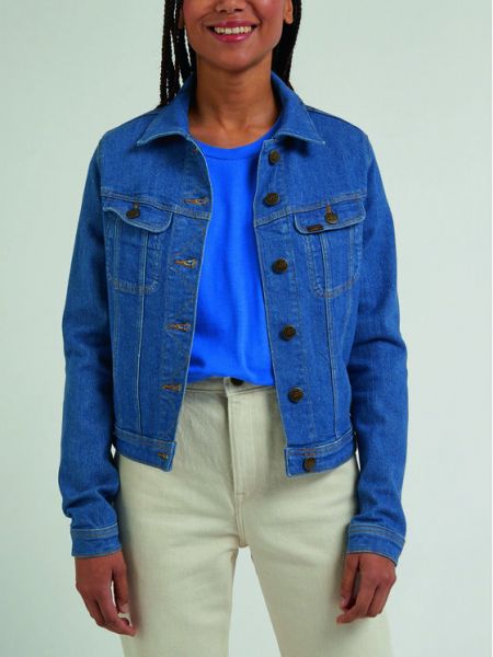 Джинсовая куртка Lee синяя