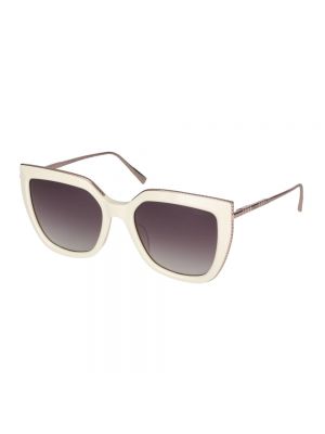 Okulary przeciwsłoneczne Chopard beżowe