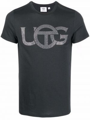 Тениска с принт Ugg черно