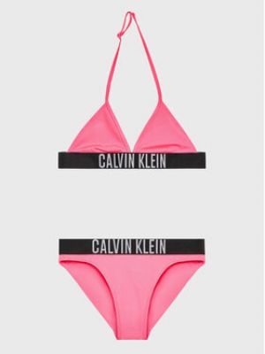 Kétrészes fürdőruha Calvin Klein Swimwear - rózsaszín
