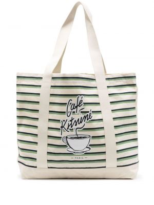 Nákupná taška s potlačou Café Kitsuné