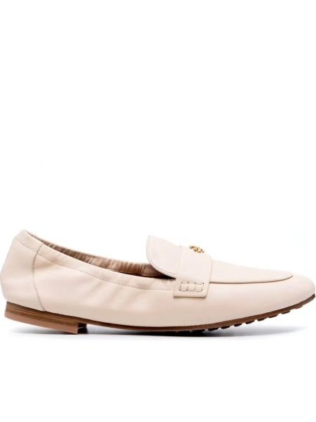 Beżowe loafers Tory Burch