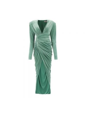 Sukienka długa Alexandre Vauthier zielona