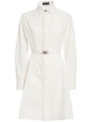 Robe chemise Versace blanc