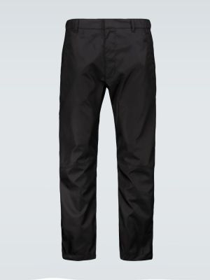 Nylonowe spodnie Prada czarne