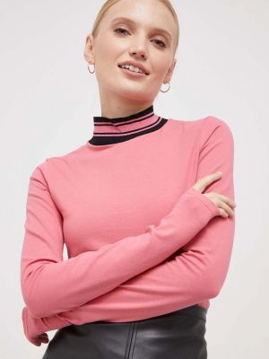 Tricou cu mânecă lungă United Colors Of Benetton roz
