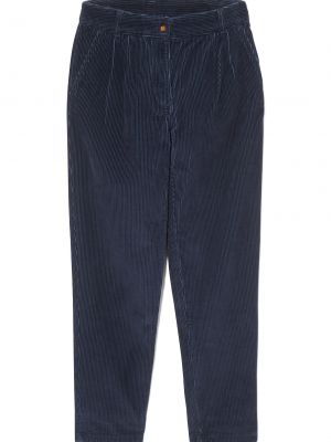 Plisované menčestrové nohavice Timberland modrá