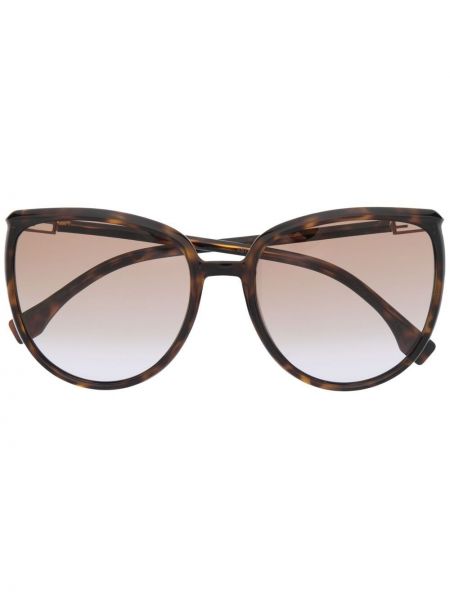 Gafas de sol oversized Fendi Eyewear marrón